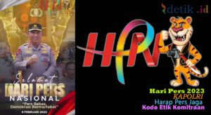 Hari Pers 2023, Kapolri Harap Pers Jaga Kode Etik Kemitraan