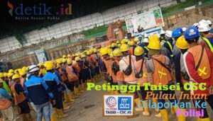 Petinggi PT.Taisei CSC Pulau Intan Di Laporkan Ke Polisi Di Duga Enggan Melakukan Pelunasan Upah Pekerja