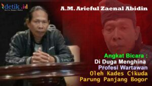 Ketua Umum P2B : Angkat Bicara Di Duga Hina Profesi Wartawan Kades Cikuda Parung Panjang Bogor