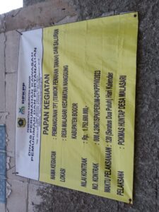 proyek pembangunan Dengan Anggaran Yang Pantastis besar Rp 1.752.600.000 Yang Diduga Tidak sesuai Dan Pekerja Abaikan K3