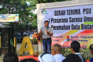 Aset PSU Diserahkan ke Pemkot Tangerang, Warga Duta Bintaro Sumringah