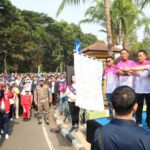 PJ Bupati Lepas Gerak Jalan Santai HUT Ke-391 Kabupaten Tangerang
