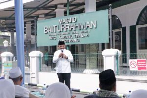 Wakil Wali Kota Tangerang Meletakkan Batu Pertama Renovasi Masjid Baiturrahman Karang Tengah