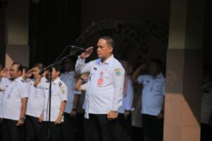 Apel Perdana, Pj Wali Kota Minta Seluruh OPD Saling Dukung Keberlanjutan Pembangunan di Masa Transisi