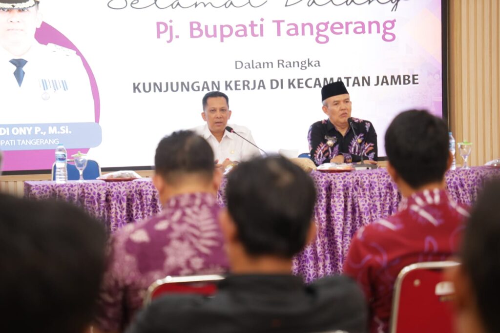Pj Bupati Tangerang Silaturahmi dan Serap Aspirasi Masyarakat Jambe