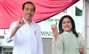 Presiden Jokowi dan Ibu Iriana Gunakan Hak Pilih pada Pemilu 2024