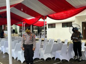 Guna Pelaksanaan Berjalan Aman, Polda Banten Laksanakan Pengamanan Rapat Pleno Rekapitulasi Tingkat Provinsi