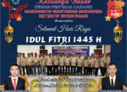 Jajaran Pengurus Dan Anggota DPC GWI Kota Tangerang Mengucapkan Selamat Hari Raya Idul Fitri 1 Syawal 1445 H