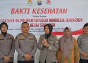 Polwan Polresta Sidoarjo Peduli Kesehatan Difabel