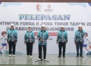 Pj Sekda Bojonegoro Lepas Kontingen Ikuti FORDA II Jatim 2024, Serukan Jaga Sportivitas untuk Kemenangan