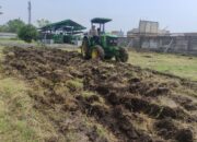 Wujudkan Ketahanan Pangan Polisi di Sidoarjo Buka Lahan Tidur Jadi Produktif Ditanami Jagung