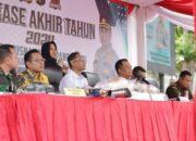 Polrestabes Surabaya Gelar Rilis Akhir Tahun 2024 dan Pemusnahan Barang Bukti