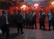 Polsek Krian Bersama Koramil Krian Pengamanan Ibadah Imlek di Klenteng Tri Dharma Teng Swie Bio