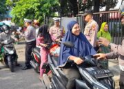 Unit Lantas Polsek Taman Himbau Pengendara Tertib Lalin dalam Operasi Keselamatan Semeru 2025