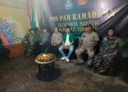 Kapolsek Gunung Anyar Hadiri Pembukaan Pos Pam Banser Rungkut Tengah Sekaligus Titip Pesan Kamtibmas Selama Bulan Suci Ramadhan
