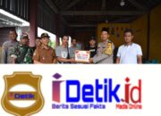 Peduli Korban Banjir, Polres Gresik Bakti Sosial untuk Korban Banjir Kali Lamong di Cerme