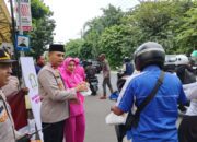 Wujud Kepedulian Polri, Polsek Wonocolo dan Bhayangkari Ranting Wonocolo Tebar Kebaikan di Bulan Suci