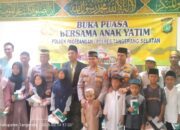 Bukber dan berbagi Takjil serta Santunan dibulan berkah berjalan Lancar dilaksanakan Polsek Pagedangan