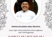 Aktor senior Mat Solar meninggal dunia