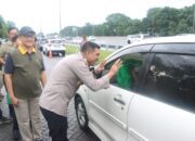 Kapolresta Sidoarjo Cek Arus Balik Lebaran di Rest Area KM 753