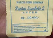 Keluhan Wisatawan: Tarif Parkir dan Sewa Gazebo di Pantai Sambolo 2 Anyer Dinilai Tidak Masuk Akal