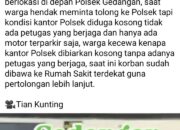 Polsek Gedangan Sidoarjo melayani laporan masyarakat 24 jam