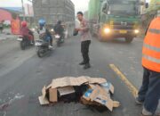 Jadi Korban Tabrak Lari Seorang Pengendara Tewas Terlindas Truk