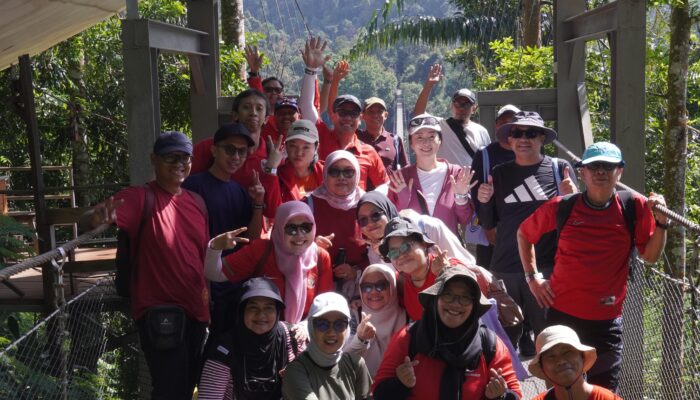 Yayasan Pendidikan Budi Luhur Cakti Gelar “Fancy Fun Jungle Tracking” untuk Jaga Kesehatan Dosen