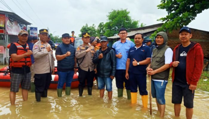 Cikarang Timur Kembali Diterjang Banjir, Muspika Tinjau Lokasi dan Salurkan Bantuan