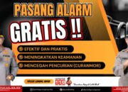 Ambil Langkah Preventif Polsek Gunung Anyar Pasang Alarm Gratis Untuk Warga