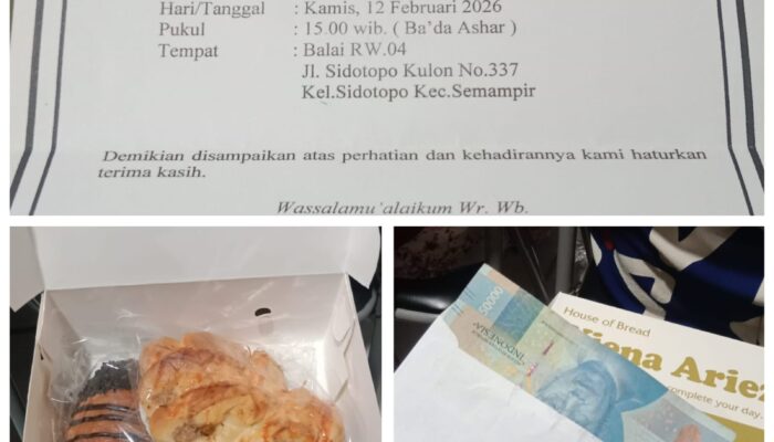 Hanya Roti dan Rp 50 Ribu, Reses “BI” Anggota DPRD Kota Surabaya di Sidotopo Kulon Picu Tanda Tanya Besar
