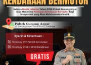 Polsek Gunung Anyar Sediakan Layanan Penitipan Motor Gratis Selama Mudik Lebaran