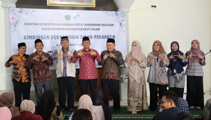 Bimwin Tahap 2 Seksi Bimas Islam Kemenag Tangsel dan KUA Pondok Aren Disambut 48 Catin