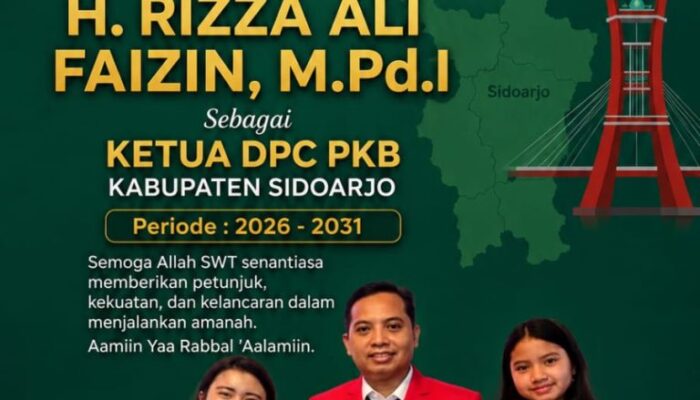 Dokter Rakyat Andre Yulius dan Keluarga Sampaikan Ucapan Selamat kepada H. Rizza Ali Faizin atas Terpilihnya sebagai Ketua DPC PKB Sidoarjo