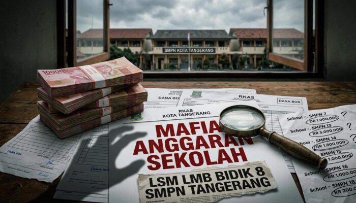 Aroma Busuk Mafia Anggaran Sekolah, LSM LMB Bidik 8 SMPN di Kota Tangerang