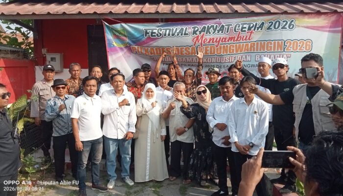 Dikawal Ribuan Pendukung, H. Ibnu Rusdi SE Resmi Daftarkan Diri sebagai Bakal Calon Kepala Desa Kedungwaringin 2026–2034