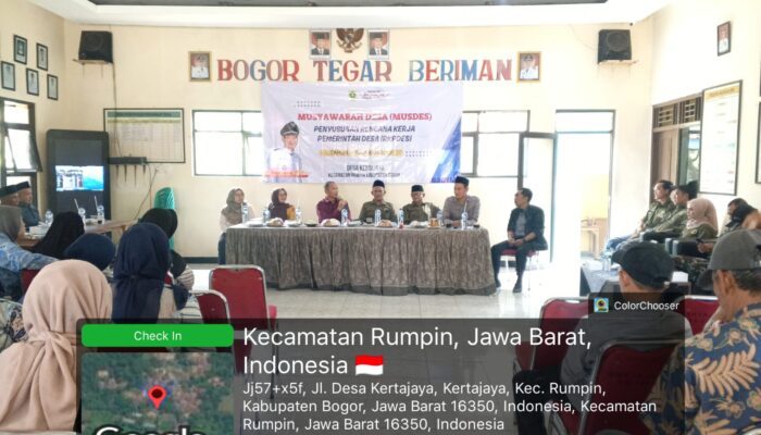 Pemdes KertaJaya Gelar Musyawarah desa(Musdes)